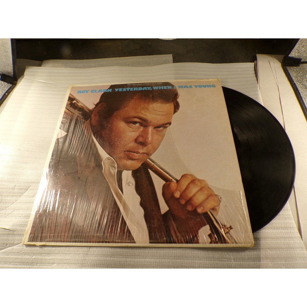 Roy Clark Yesterday When I Was Young Vinyl LP Dot Records DLP 25953 1969 Country